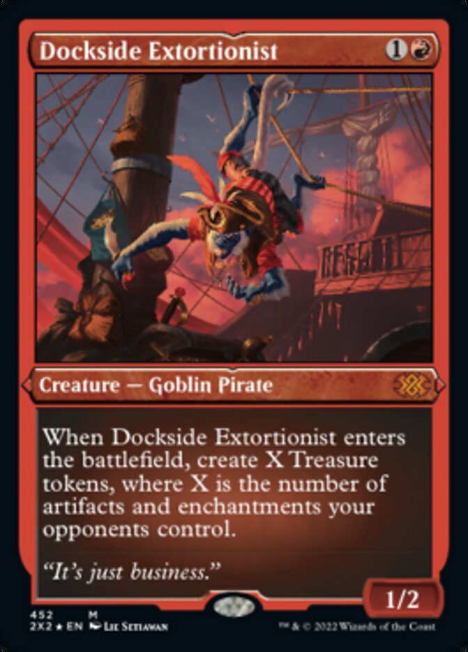 Dockside Extortionist (Foil Etched) [Double Masters 2022] | Mindsight Gaming