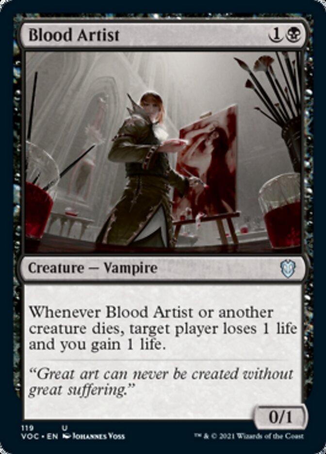 Blood Artist [Innistrad: Crimson Vow Commander] | Mindsight Gaming