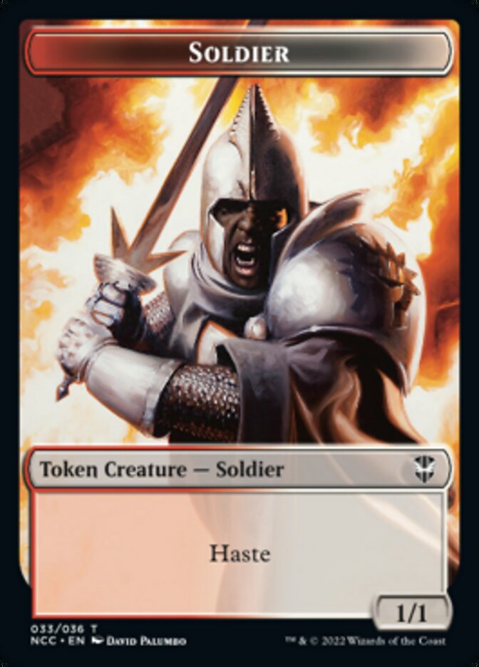 Soldier (33) // Devil Double-sided Token [Streets of New Capenna Commander Tokens] | Mindsight Gaming