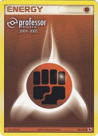 Fighting Energy (105/109) (2004 2005) [Professor Program Promos] | Mindsight Gaming