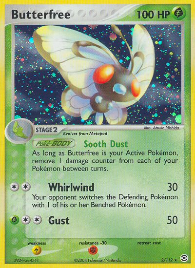 Butterfree (2/112) [EX: FireRed & LeafGreen] | Mindsight Gaming