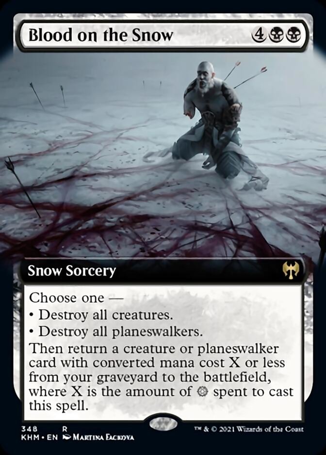 Blood on the Snow (Extended Art) [Kaldheim] | Mindsight Gaming