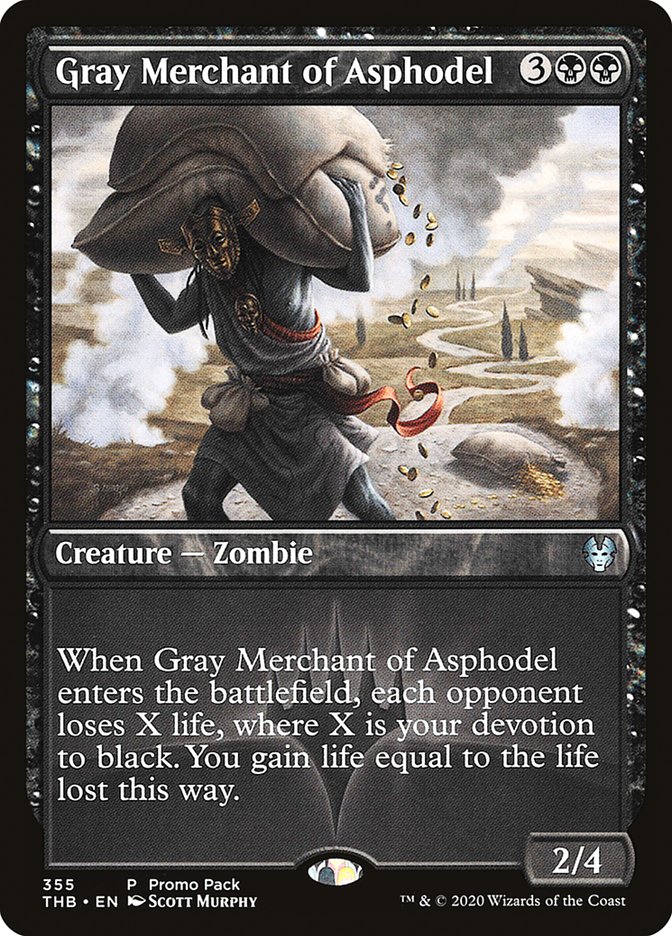 Gray Merchant of Asphodel (Promo Pack) [Theros Beyond Death Promos] | Mindsight Gaming