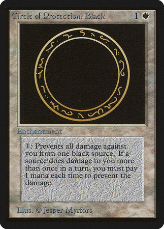 Circle of Protection: Black [Limited Edition Beta] | Mindsight Gaming