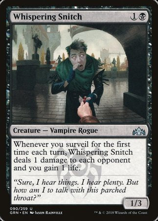 Whispering Snitch [Guilds of Ravnica] | Mindsight Gaming