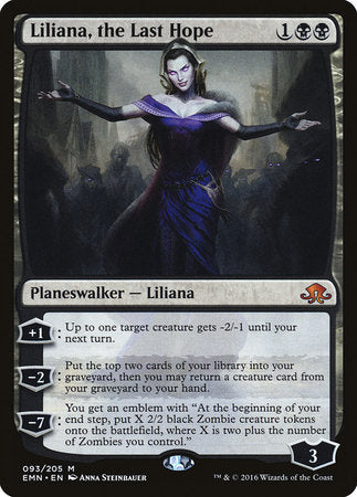Liliana, the Last Hope [Eldritch Moon] | Mindsight Gaming