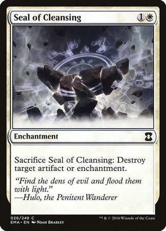 Seal of Cleansing [Eternal Masters] | Mindsight Gaming