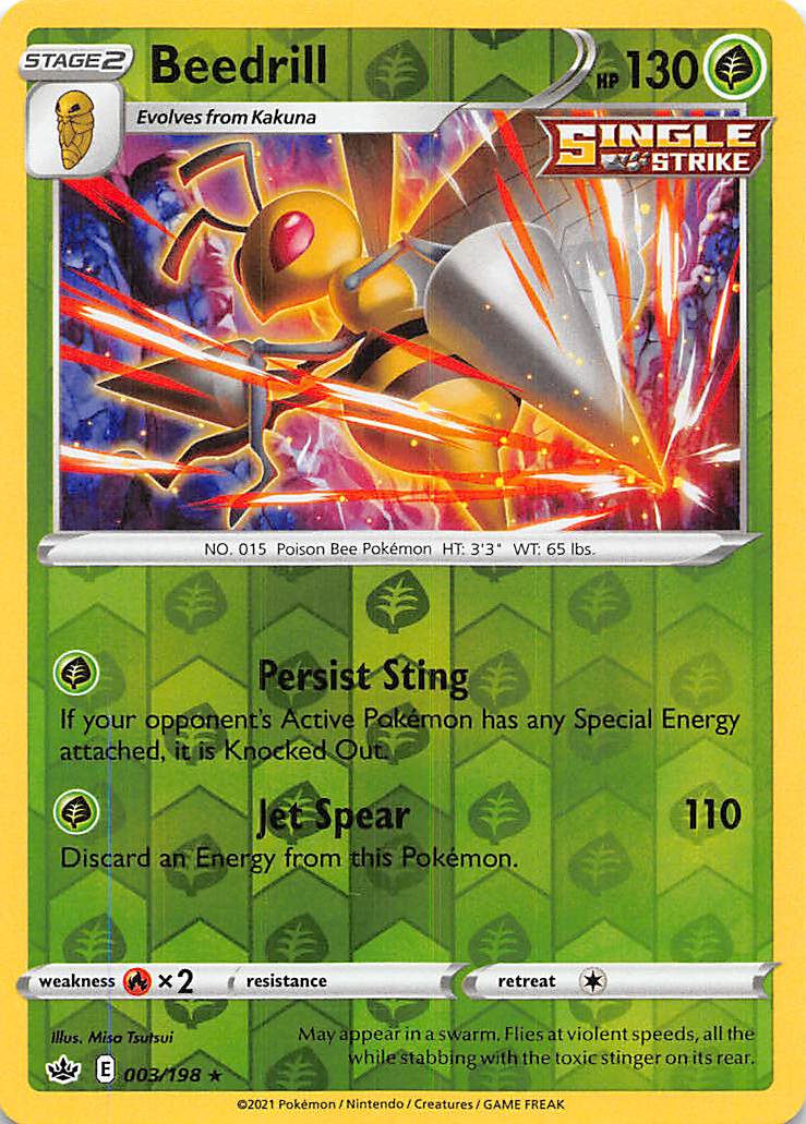 Beedrill (003/198) [Sword & Shield: Chilling Reign] | Mindsight Gaming