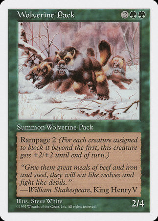 Wolverine Pack [Fifth Edition] | Mindsight Gaming