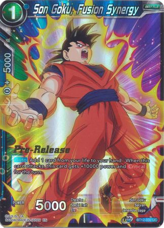 Son Goku, Fusion Synergy (BT12-032) [Vicious Rejuvenation Prerelease Promos] | Mindsight Gaming