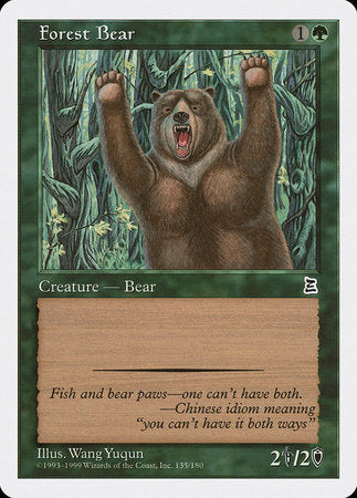 Forest Bear [Portal Three Kingdoms] | Mindsight Gaming