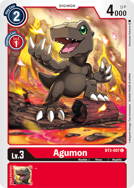 Agumon [BT3-007] [Release Special Booster Ver.1.5] | Mindsight Gaming