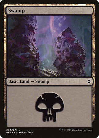 Swamp (263) [Battle for Zendikar] | Mindsight Gaming