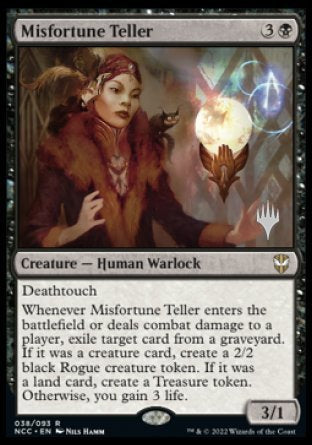 Misfortune Teller (Promo Pack) [Streets of New Capenna Commander Promos] | Mindsight Gaming