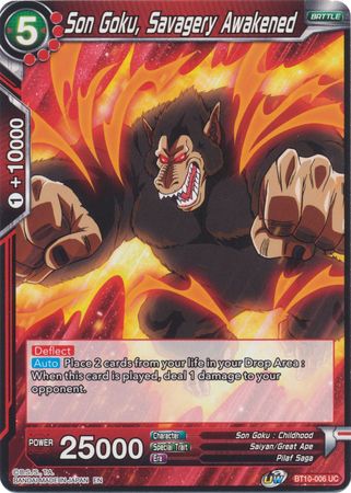 Son Goku, Savagery Awakened (BT10-006) [Rise of the Unison Warrior 2nd Edition] | Mindsight Gaming