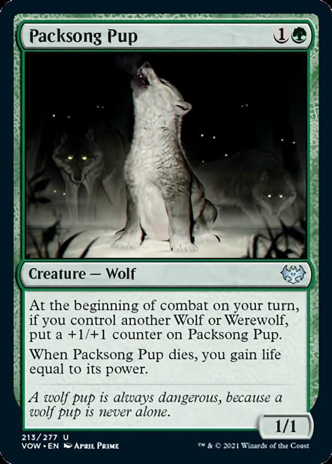 Packsong Pup [Innistrad: Crimson Vow] | Mindsight Gaming