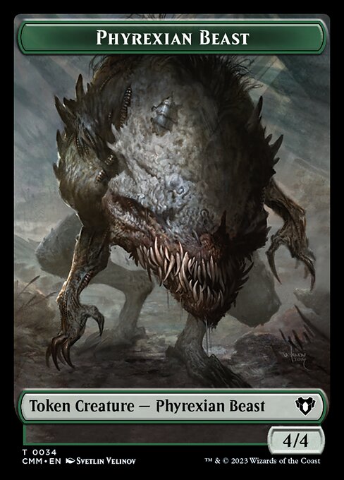 Eldrazi Scion // Phyrexian Beast Double-Sided Token [Commander Masters Tokens] | Mindsight Gaming