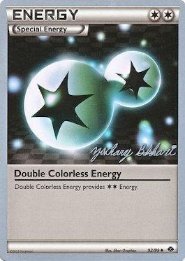 Double Colorless Energy (92/99) (CMT - Zachary Bokhari) [World Championships 2012] | Mindsight Gaming