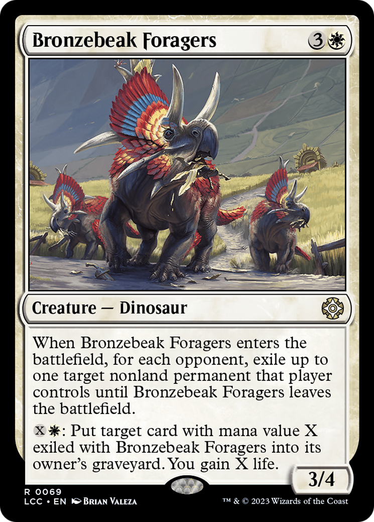 Bronzebeak Foragers [The Lost Caverns of Ixalan Commander] | Mindsight Gaming