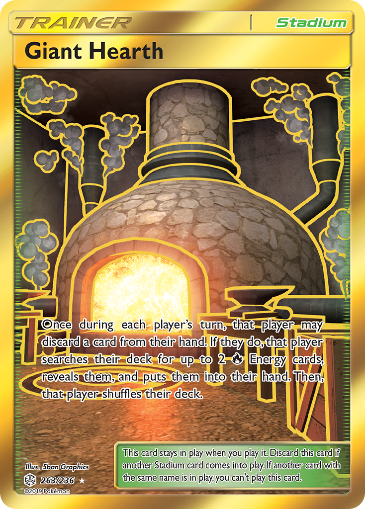 Giant Hearth (263/236) [Sun & Moon: Cosmic Eclipse] | Mindsight Gaming