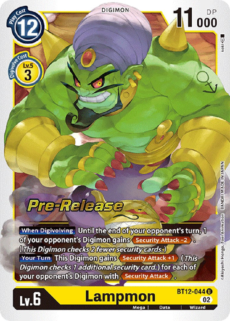 Lampmon [BT12-044] [Across Time Pre-Release Cards] | Mindsight Gaming