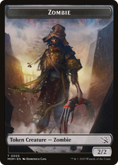 Elemental (02) // Zombie Double-Sided Token [March of the Machine Tokens] | Mindsight Gaming