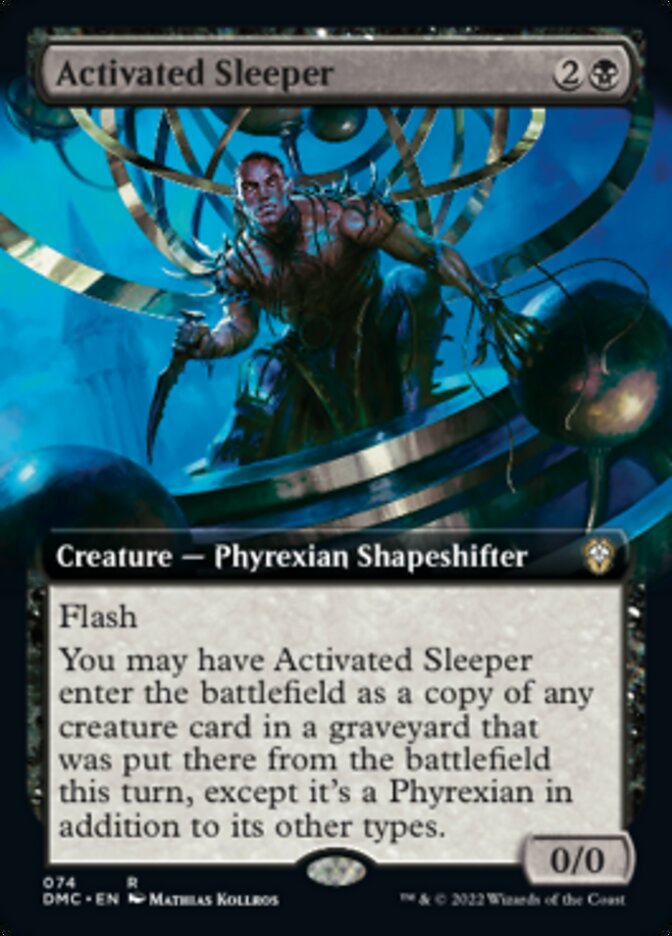 Activated Sleeper (Extended Art) [Dominaria United Commander] | Mindsight Gaming