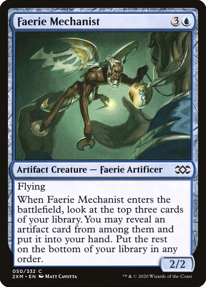 Faerie Mechanist [Double Masters] | Mindsight Gaming