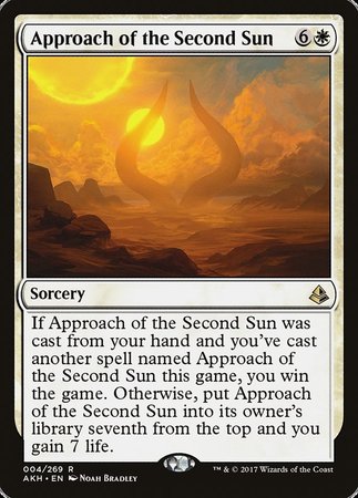 Approach of the Second Sun [Amonkhet] | Mindsight Gaming