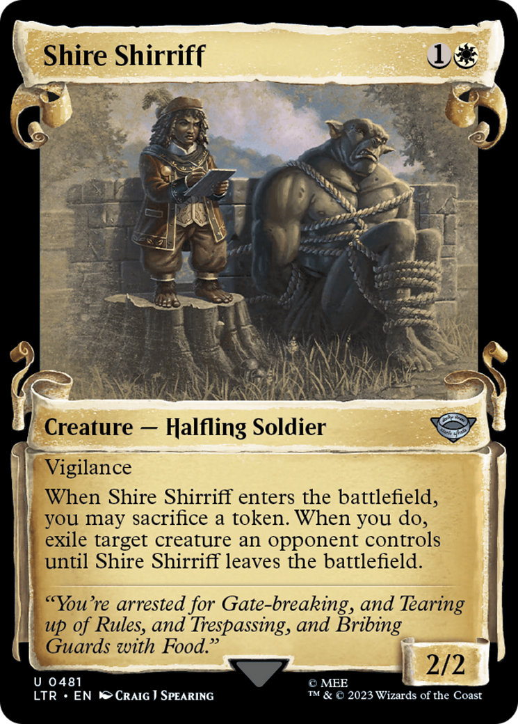 Shire Shirriff [The Lord of the Rings: Tales of Middle-Earth Showcase Scrolls] | Mindsight Gaming