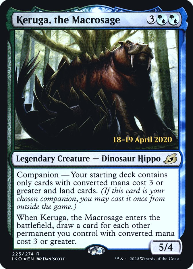 Keruga, the Macrosage  [Ikoria: Lair of Behemoths Prerelease Promos] | Mindsight Gaming
