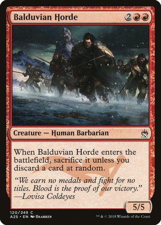 Balduvian Horde [Masters 25] | Mindsight Gaming