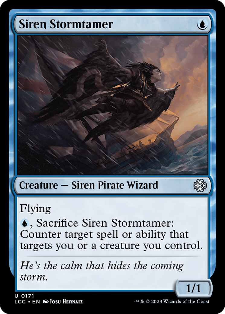 Siren Stormtamer [The Lost Caverns of Ixalan Commander] | Mindsight Gaming