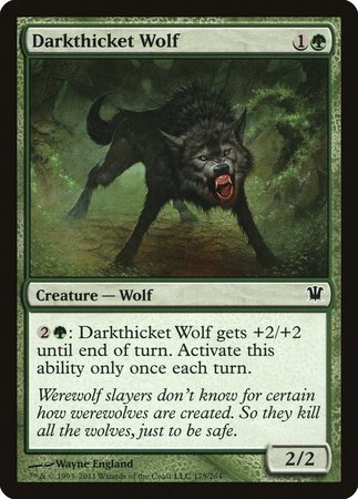 Darkthicket Wolf [Innistrad] | Mindsight Gaming