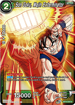 Son Goku, Majin Exterminator (BT14-072) [Cross Spirits] | Mindsight Gaming