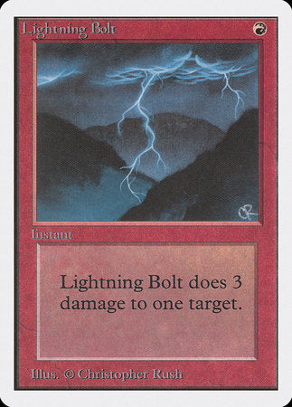 Lightning Bolt [Unlimited Edition] | Mindsight Gaming
