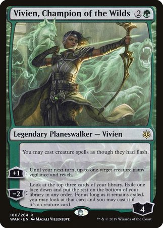 Vivien, Champion of the Wilds [War of the Spark] | Mindsight Gaming