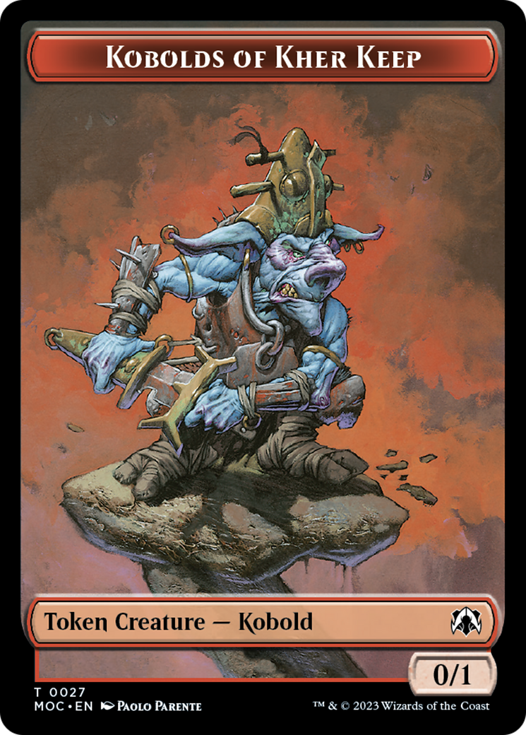 Bird // Kobolds of Kher Keep Double-Sided Token [March of the Machine Commander Tokens] | Mindsight Gaming