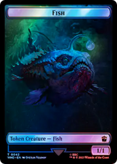 Fish // Clue (0053) Double-Sided Token (Surge Foil) [Doctor Who Tokens] | Mindsight Gaming